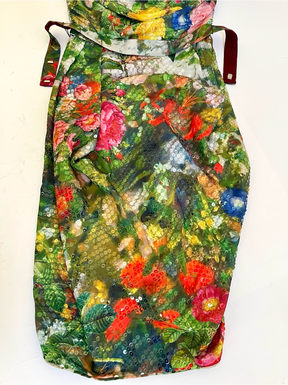 Vivienne Westwood SS14 CORSET DRESS flowers sequined Corset Dress NWT US4 - Picture 8 of 17